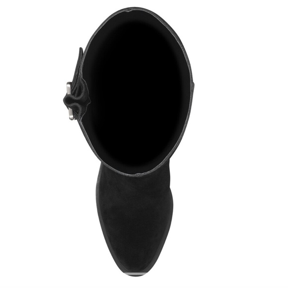 Sole Society Jarret Knee High Black Suede Boots Size 8.5 Boot - Picture 5 of 13